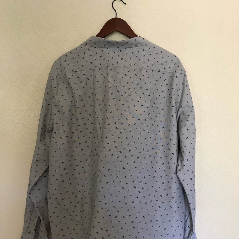 Structure Light Gray Button Down Shirt - image 5